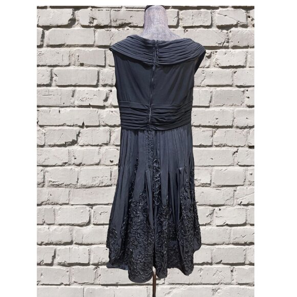 🌹🌹 Adrianna Papell Matte Jersey & Taffeta Dress Size 14W NWT - Picture 4 of 9